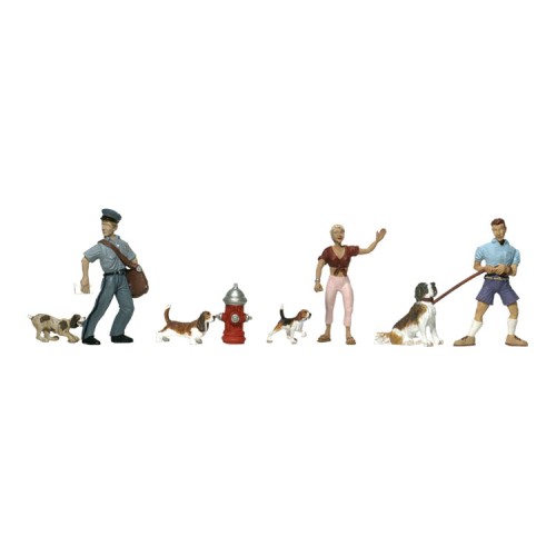 A1827 People & Pets - HO Scale